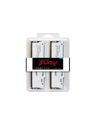 Kingston Fury Ddr5 128Gb (4X32Gb) 5600Mhz Cl40 Beast White Rgb