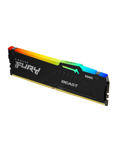Kingston Fury Ddr5 128Gb (4X32Gb) 5600Mhz Cl40 Beast Black Rgb