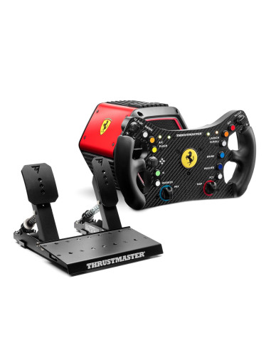 Thrustmaster T818 Ferrari 488 Gt3 Simulator Czarny, Czerwony Usb Kierownica + Pedały Analogowa/Cyfrowa Pc