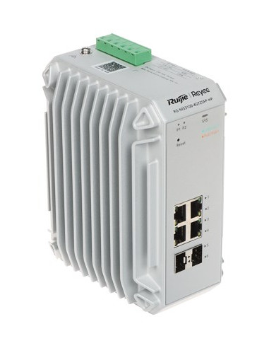 Ruijie Networks Rg-Nis3100-4Gt2Sfp-Hp Przełącznik Sieciowy Zarządzany L2 Gigabit Ethernet (10/100/1000) Obsługa Poe Szary