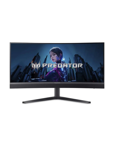 Acer Predator X34V3Bmiiphuzx Monitor Komputerowy 86,4 Cm (34") 3440 X 1440 Px Ultrawide Quad Hd Led Czarny