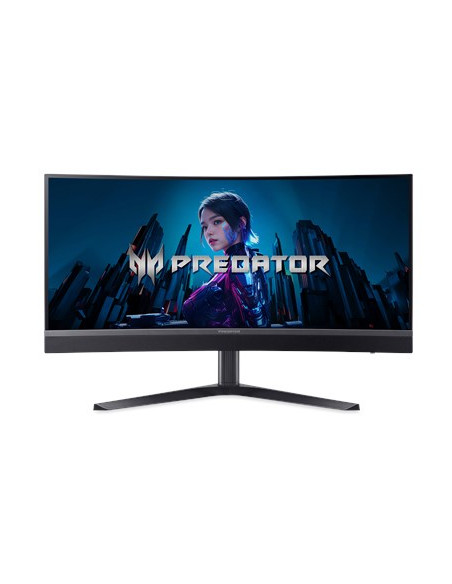 Acer Predator X34V3Bmiiphuzx Monitor Komputerowy 86,4 Cm (34") 3440 X 1440 Px Ultrawide Quad Hd Led Czarny