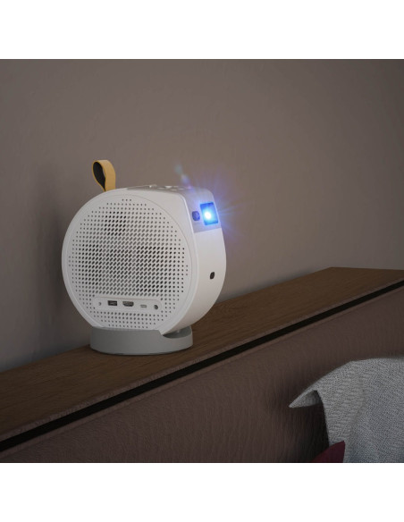 Projektor Benq Gv50 | Full Hd (1920X1080) | 500 Ansi Lumenów | Biały/Szary | Sieć Wi-Fi