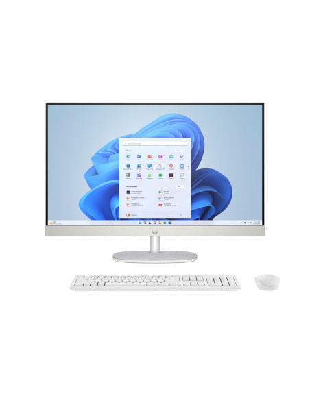 Hp Aio 27-Cr0224Nw I5-1335U 27.0"Fhd Ips 300Nits Ag 16Gb Ddr4 3200 Ssd512 Iris Xe Graphics Lan Cam1080P+Ir Noos Shell White Shel