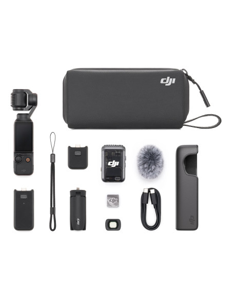 Dji Osmo Pocket 3 Creator Combo Aparat Ze Stabilizatorem 4K Ultra Hd 9,4 Mp Czarny