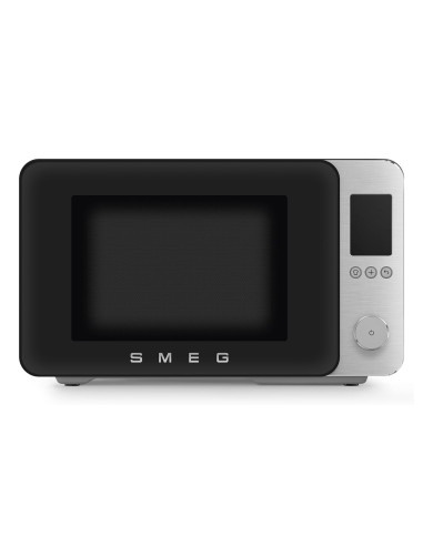 Smeg Moc02Blmeu Kuchenka Mikrofalowa Czarny Kuchenka Mikrofalowa Kombinowana Blat 27 L 900 W