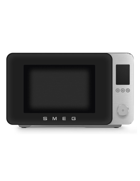 Smeg Moc02Blmeu Kuchenka Mikrofalowa Czarny Kuchenka Mikrofalowa Kombinowana Blat 27 L 900 W