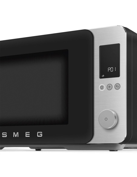 Smeg Moc02Blmeu Kuchenka Mikrofalowa Czarny Kuchenka Mikrofalowa Kombinowana Blat 27 L 900 W
