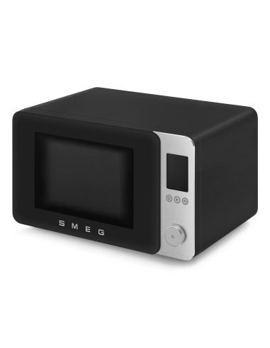 Smeg Moc02Blmeu Kuchenka Mikrofalowa Czarny Kuchenka Mikrofalowa Kombinowana Blat 27 L 900 W