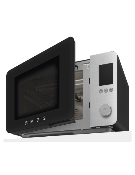 Smeg Moc02Blmeu Kuchenka Mikrofalowa Czarny Kuchenka Mikrofalowa Kombinowana Blat 27 L 900 W