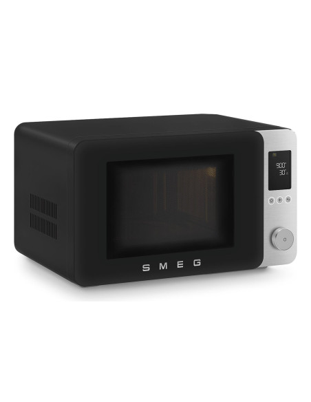 Smeg Moc02Blmeu Kuchenka Mikrofalowa Czarny Kuchenka Mikrofalowa Kombinowana Blat 27 L 900 W
