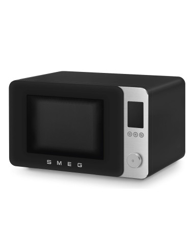 Smeg Moc02Blmeu Kuchenka Mikrofalowa Czarny Kuchenka Mikrofalowa Kombinowana Blat 27 L 900 W