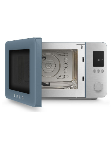 Smeg Moc02Sbmeu Kuchenka Mikrofalowa Niebieski Kuchenka Mikrofalowa Kombinowana Blat 27 L 900 W