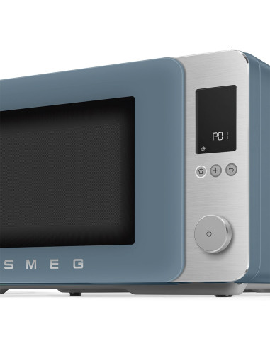 Smeg Moc02Sbmeu Kuchenka Mikrofalowa Niebieski Kuchenka Mikrofalowa Kombinowana Blat 27 L 900 W