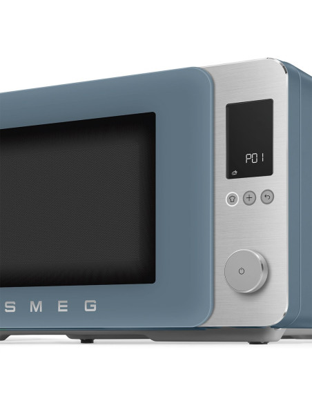 Smeg Moc02Sbmeu Kuchenka Mikrofalowa Niebieski Kuchenka Mikrofalowa Kombinowana Blat 27 L 900 W