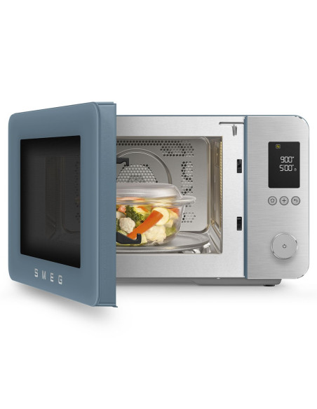 Smeg Moc02Sbmeu Kuchenka Mikrofalowa Niebieski Kuchenka Mikrofalowa Kombinowana Blat 27 L 900 W