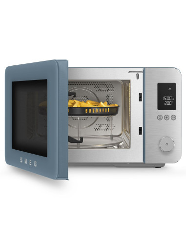 Smeg Moc02Sbmeu Kuchenka Mikrofalowa Niebieski Kuchenka Mikrofalowa Kombinowana Blat 27 L 900 W