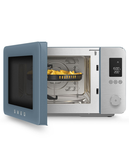 Smeg Moc02Sbmeu Kuchenka Mikrofalowa Niebieski Kuchenka Mikrofalowa Kombinowana Blat 27 L 900 W