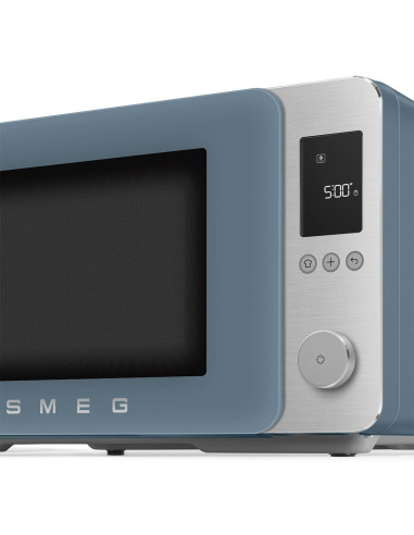 Smeg Moc02Sbmeu Kuchenka Mikrofalowa Niebieski Kuchenka Mikrofalowa Kombinowana Blat 27 L 900 W