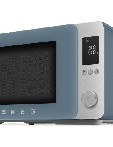 Smeg Moc02Sbmeu Kuchenka Mikrofalowa Niebieski Kuchenka Mikrofalowa Kombinowana Blat 27 L 900 W