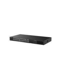 Ruijie Networks Rg-Es228Gs-Lp Przełącznik Sieciowy Zarządzany L2 Gigabit Ethernet (10/100/1000) Obsługa Poe Desktop Czarny
