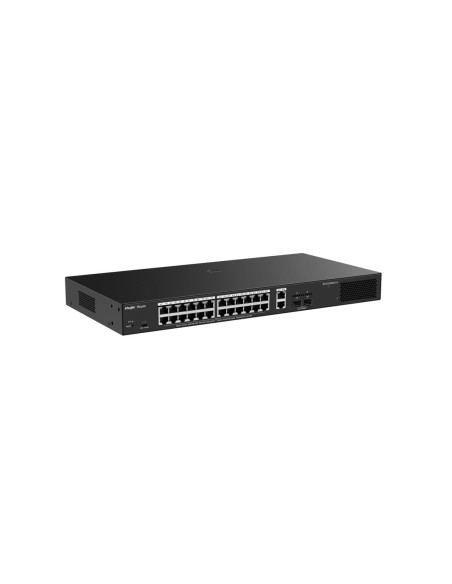 Ruijie Networks Rg-Es228Gs-Lp Przełącznik Sieciowy Zarządzany L2 Gigabit Ethernet (10/100/1000) Obsługa Poe Desktop Czarny