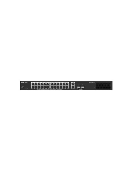 Ruijie Networks Rg-Es228Gs-Lp Przełącznik Sieciowy Zarządzany L2 Gigabit Ethernet (10/100/1000) Obsługa Poe Desktop Czarny