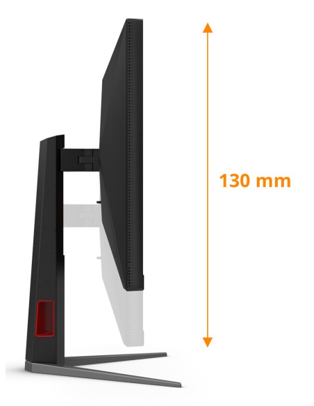 Aoc G4 U27G4Xm Monitor Komputerowy 68,6 Cm (27") 3840 X 2160 Px 4K Ultra Hd Led Czarny, Czerwony
