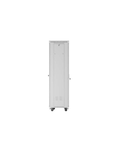 Lanberg Szafa Instalacyjna Rack Stojąca 19" 42U 600X600 Szara Drzwi Przeszklone Lcd (Flat Pack) V2