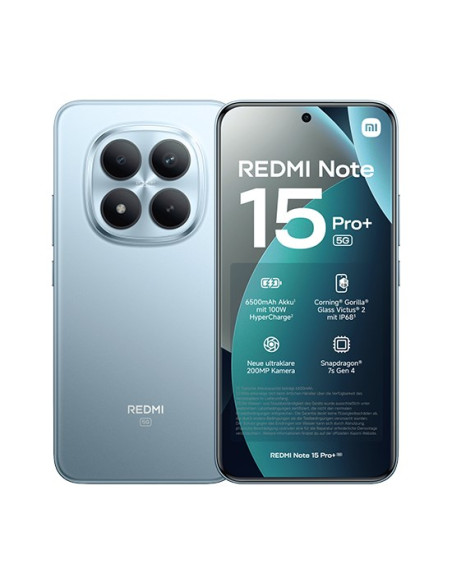 Xiaomi Redmi Note 15 Pro+ Glacier Blue - 5G 17,4 Cm (6.83") 12 Gb 512 Gb 6500 Mah Niebieski