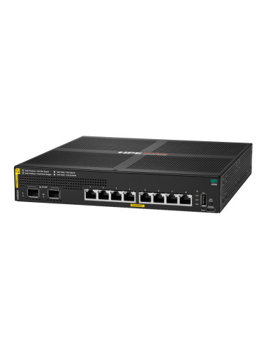 Hpe Aruba Networking Cx 6000 8P 10M/100M/1G Class4 Poe 2P Sfp 1G 67W Switch Zarządzany L2 Gigabit Ethernet (10/100/1000) Obsługa