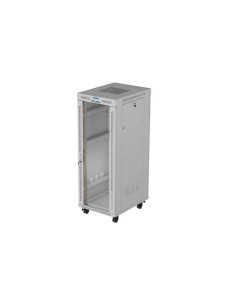 Lanberg Szafa Instalacyjna Rack Stojąca 19" 32U 600X800 Szara Drzwi Przeszklone Lcd (Flat Pack) V2