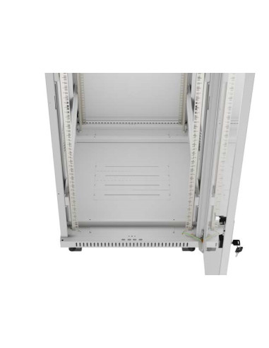 Lanberg Szafa Instalacyjna Rack Stojąca 19" 32U 600X800 Szara Drzwi Przeszklone Lcd (Flat Pack) V2