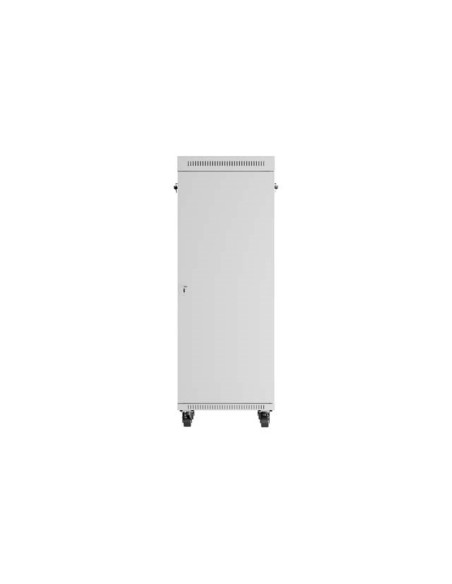 Lanberg Szafa Instalacyjna Rack Stojąca 19" 32U 600X800 Szara Drzwi Przeszklone Lcd (Flat Pack) V2