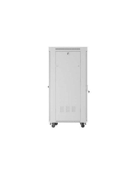 Lanberg Szafa Instalacyjna Rack Stojąca 19" 32U 600X800 Szara Drzwi Przeszklone Lcd (Flat Pack) V2