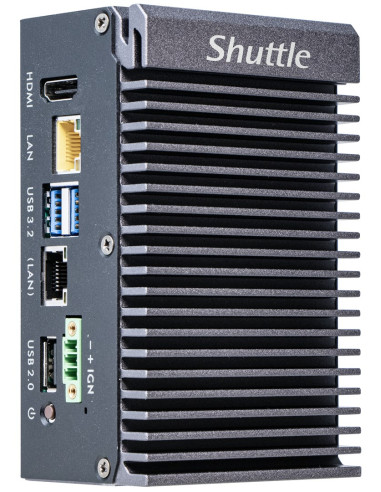 Shuttle Edge Pc Spcel03 Wielkość Pc 0.46L Czarny X6413E Intel Soc Bga 1493 1,5 Ghz