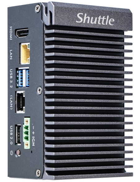 Shuttle Edge Pc Spcel03 Wielkość Pc 0.46L Czarny X6413E Intel Soc Bga 1493 1,5 Ghz