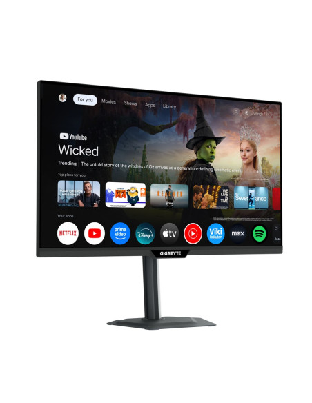 Gigabyte M27Qs Monitor Komputerowy 68,6 Cm (27") 2560 X 1440 Px Quad Hd Led Czarny