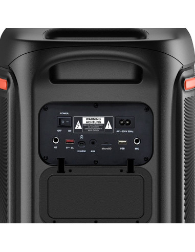 Denver Bps-470 Głośnik Imprezowy Czarny 200 W
