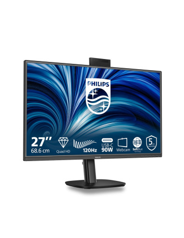 Philips 3000 Series 27B2U3601H/00 Monitor Komputerowy 68,6 Cm (27") 2560 X 1440 Px Quad Hd Lcd Czarny