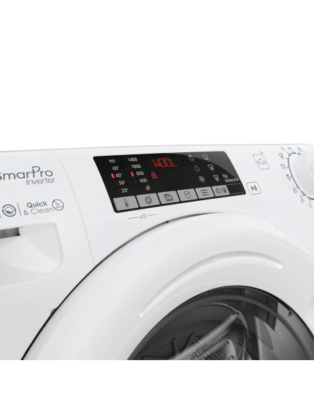 Candy Smart Pro Inverter Co 474Twm6/1-S Pralka Od Przodu 7 Kg 1400 Rpm Biały