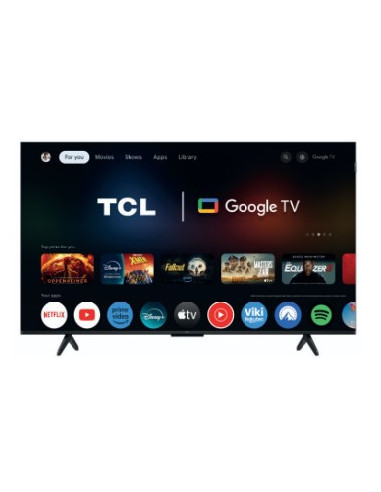 Telewizor Tcl 50P71K Qled 50" 4K Ultra Hd Google Tv Dolby Atmos Dvb-T2 Aluminiowy