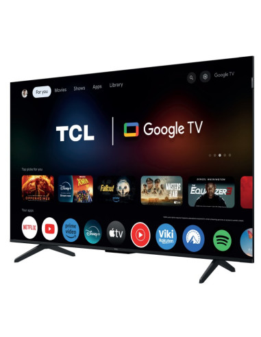 Telewizor Tcl 50P71K Qled 50" 4K Ultra Hd Google Tv Dolby Atmos Dvb-T2 Aluminiowy