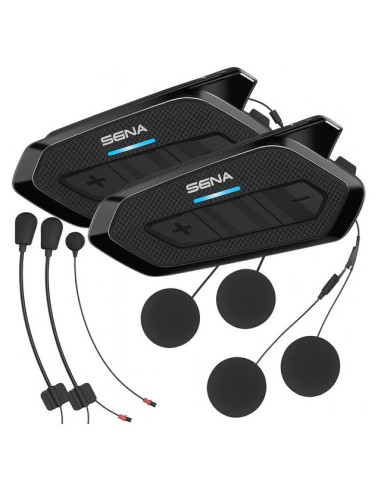 Interkom Motocyklowy Sena Spider Rt1 Na 2 Kaski Mesh Podwójny Dual Pack