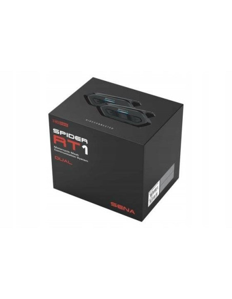Interkom Motocyklowy Sena Spider Rt1 Na 2 Kaski Mesh Podwójny Dual Pack