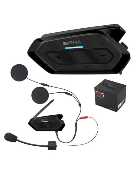 Interkom Motocyklowy Sena Spider Rt1 Na 2 Kaski Mesh Podwójny Dual Pack