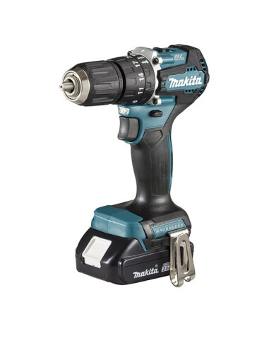 Makita Dhp487Raj Wiertło 25500 Rpm Zamek Centralny Czarny, Turkusowy