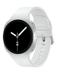 Samsung Galaxy Watch 8 3,3 Cm (1.3") Amoled 40 Mm Cyfrowy 438 X 438 Px Ekran Dotykowy Srebrny Wi-Fi Gps