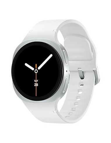 Samsung Galaxy Watch 8 3,3 Cm (1.3") Amoled 40 Mm Cyfrowy 438 X 438 Px Ekran Dotykowy Srebrny Wi-Fi Gps
