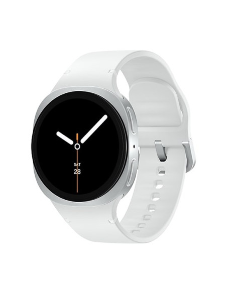 Samsung Galaxy Watch 8 3,3 Cm (1.3") Amoled 40 Mm Cyfrowy 438 X 438 Px Ekran Dotykowy Srebrny Wi-Fi Gps